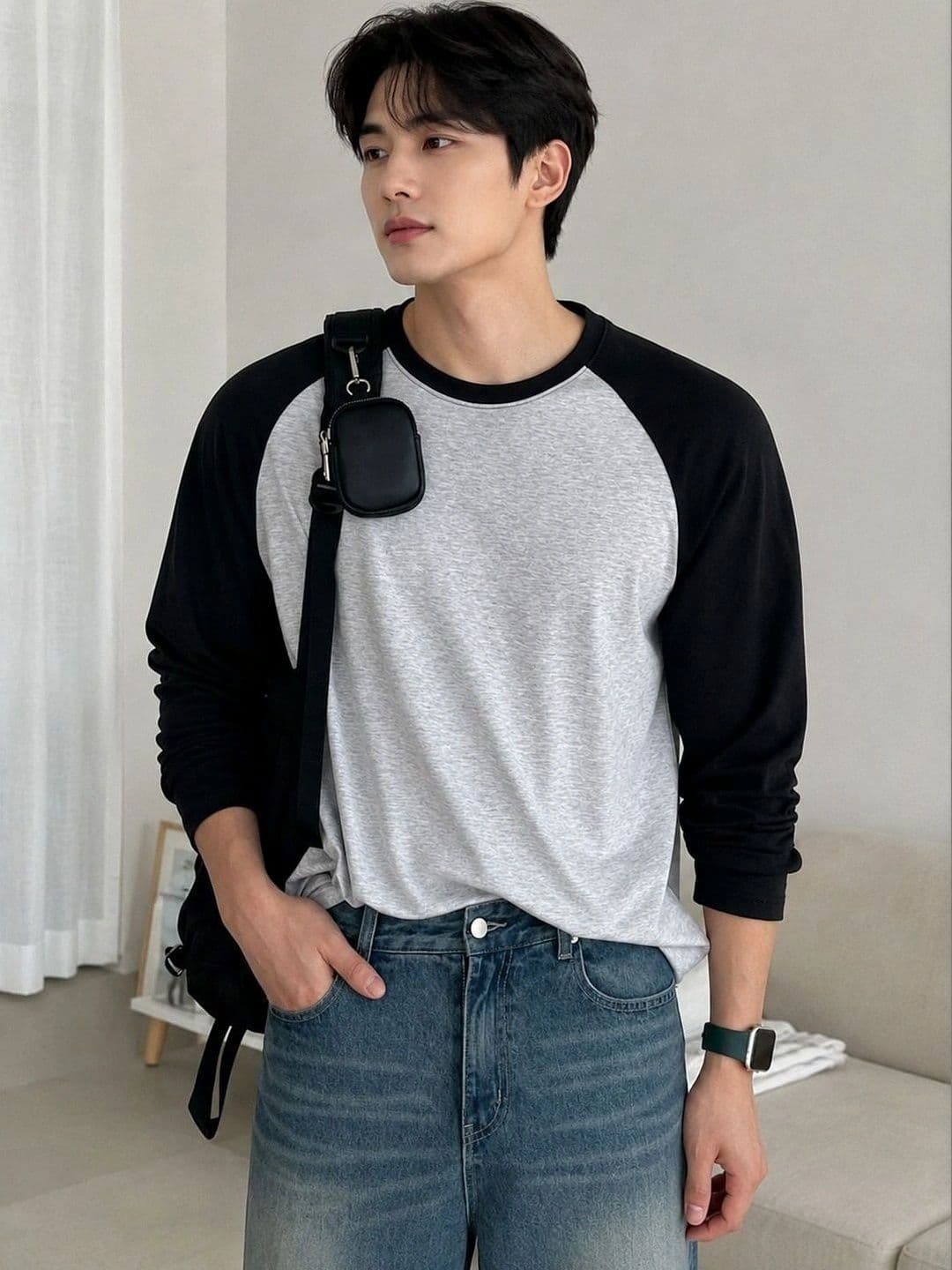 Nyuli Men Colourblocked T-shirt - view 1