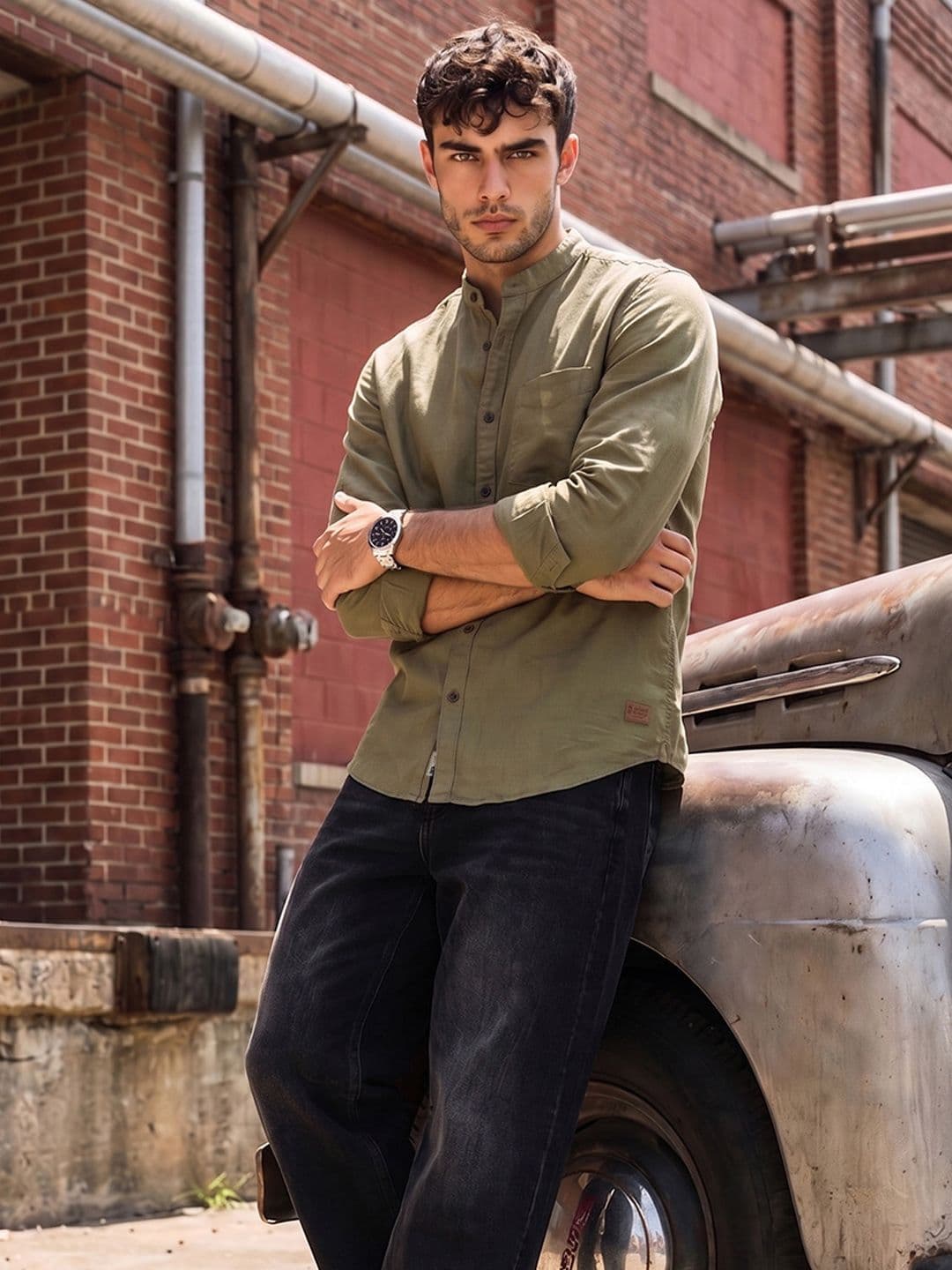 The Roadster Life Co. Pure Cotton Casual Shirt - view 1