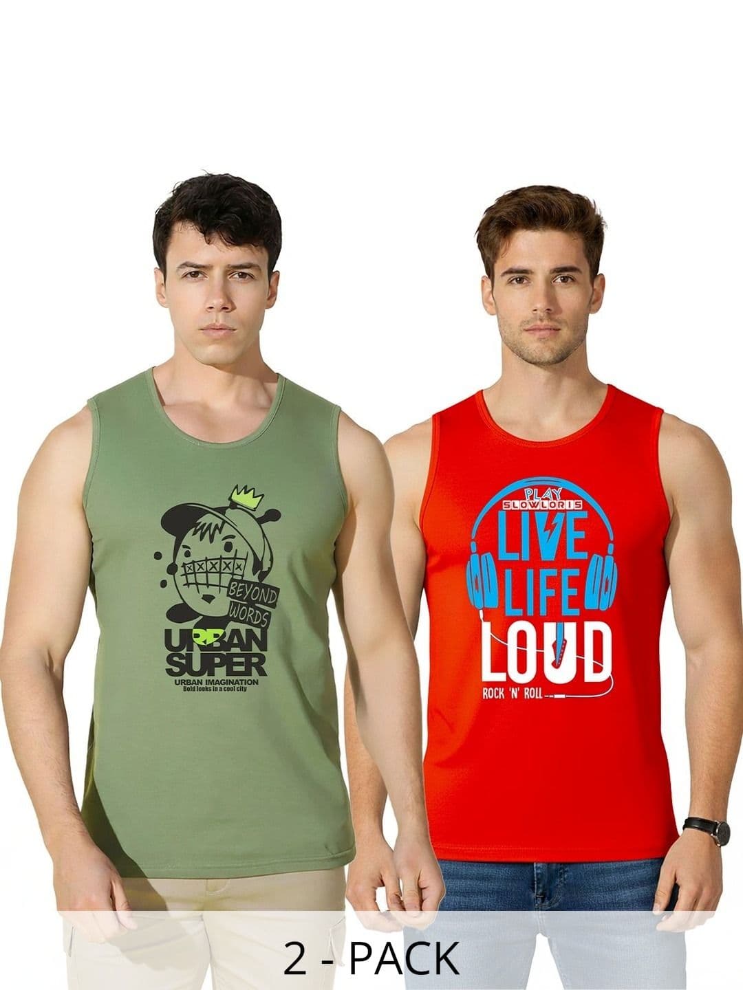 CRYPTIC Men 2 Printed T-shirt - view 1