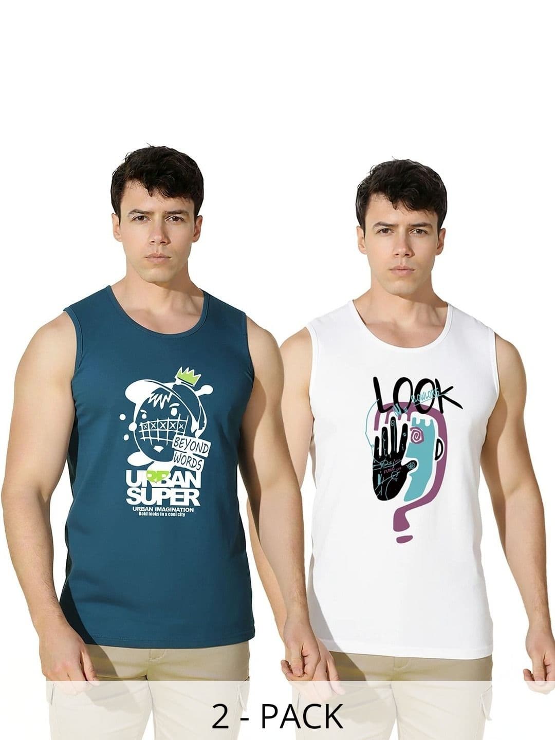 CRYPTIC Men 2 Printed T-shirt - view 1