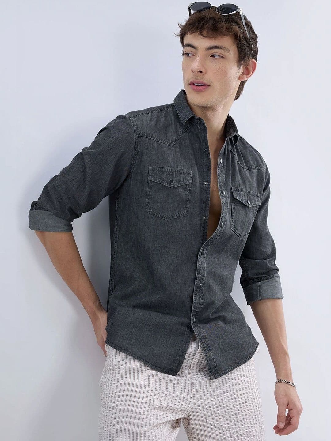 VASTRADO Men Classic Casual Shirt - view 1