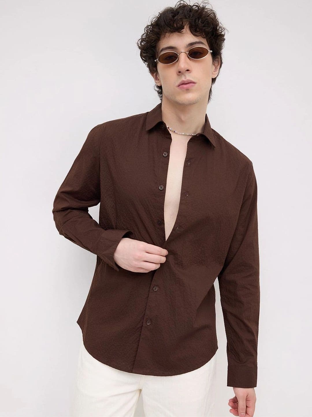VASTRADO Men Classic Slim Fit Casual Shirt - view 1