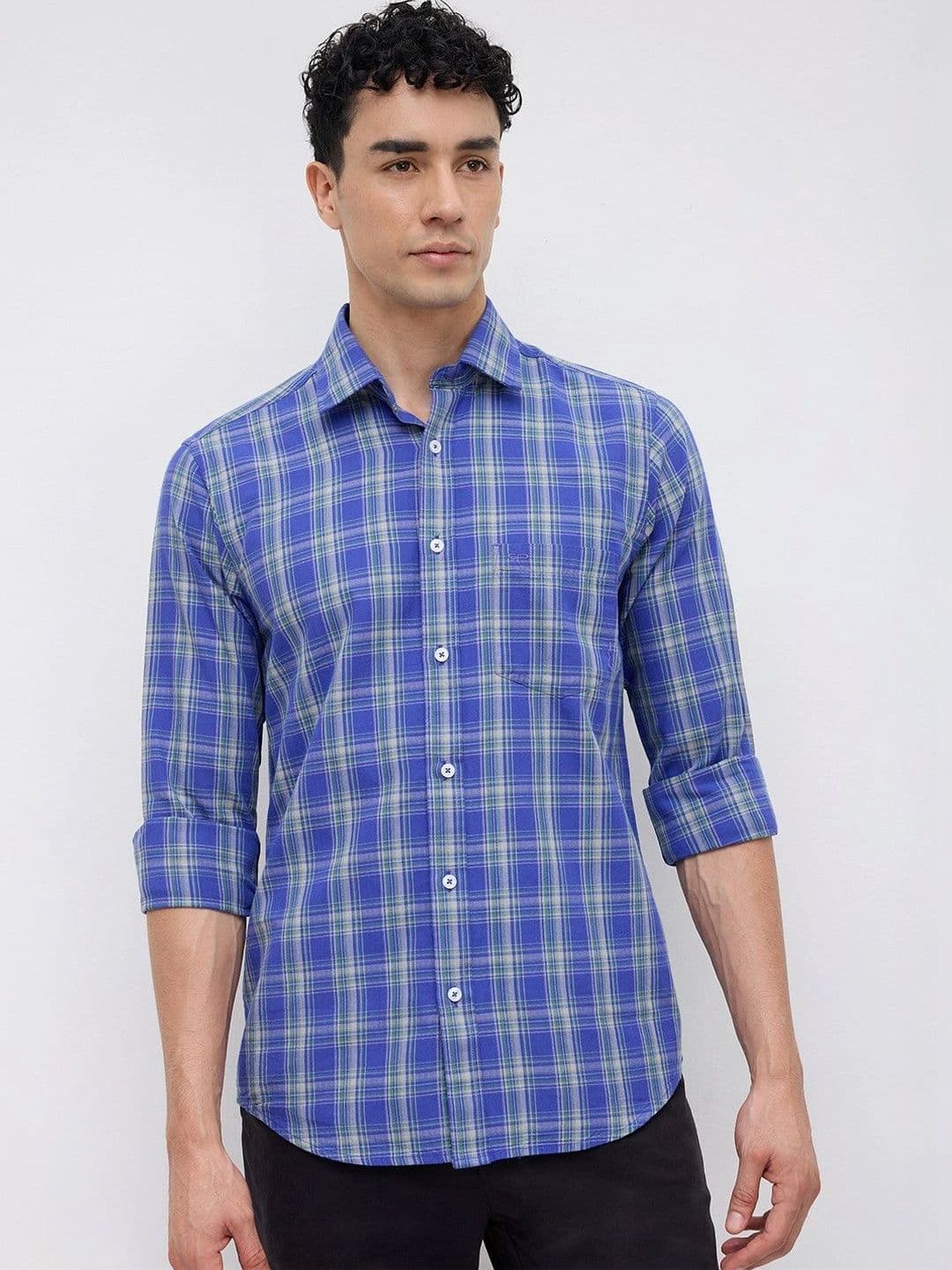 ColorPlus Men Classic Checked Casual Shirt - view 1