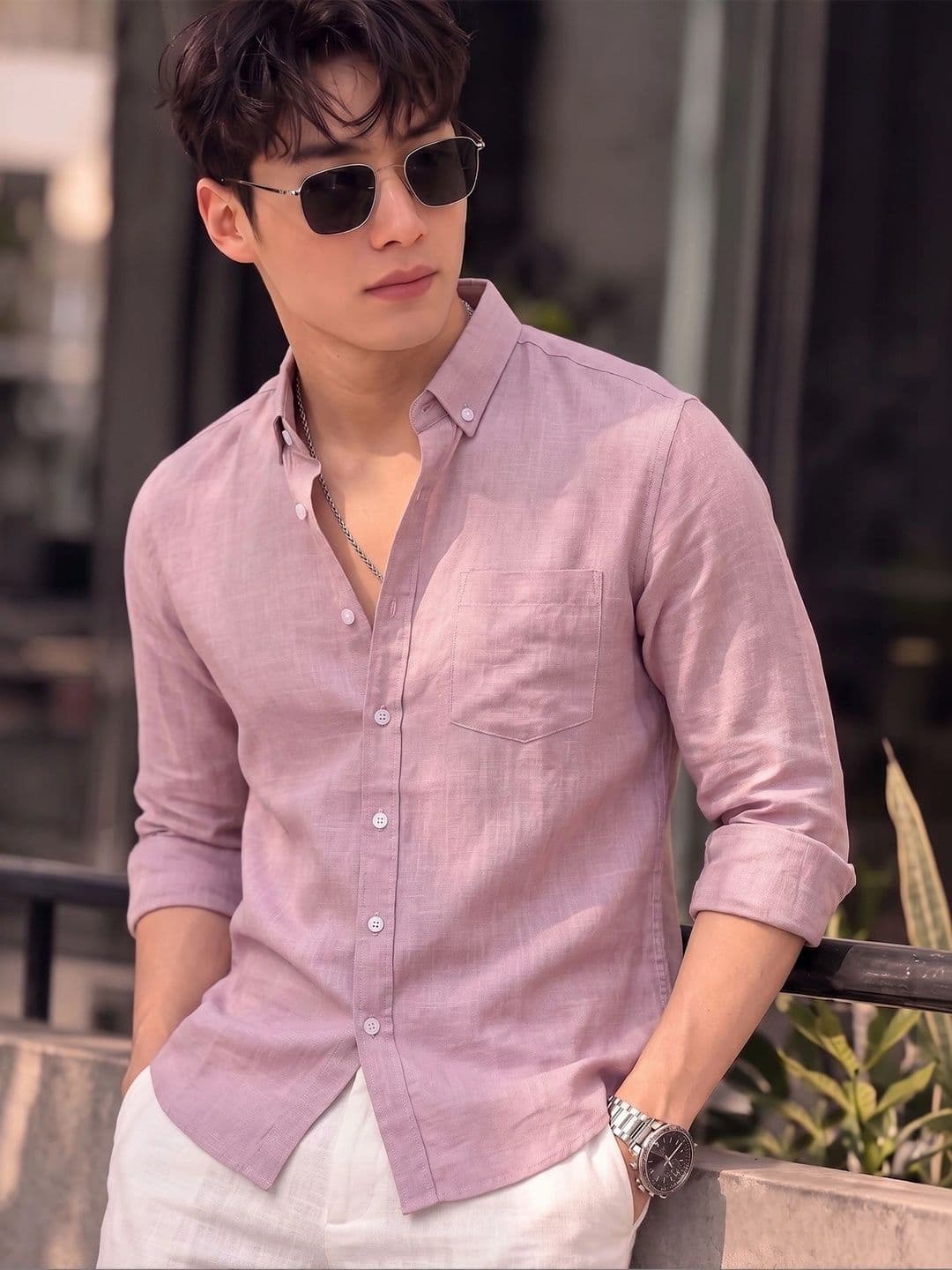 Nat Jastica Men Straight Casual Shirt - view 1