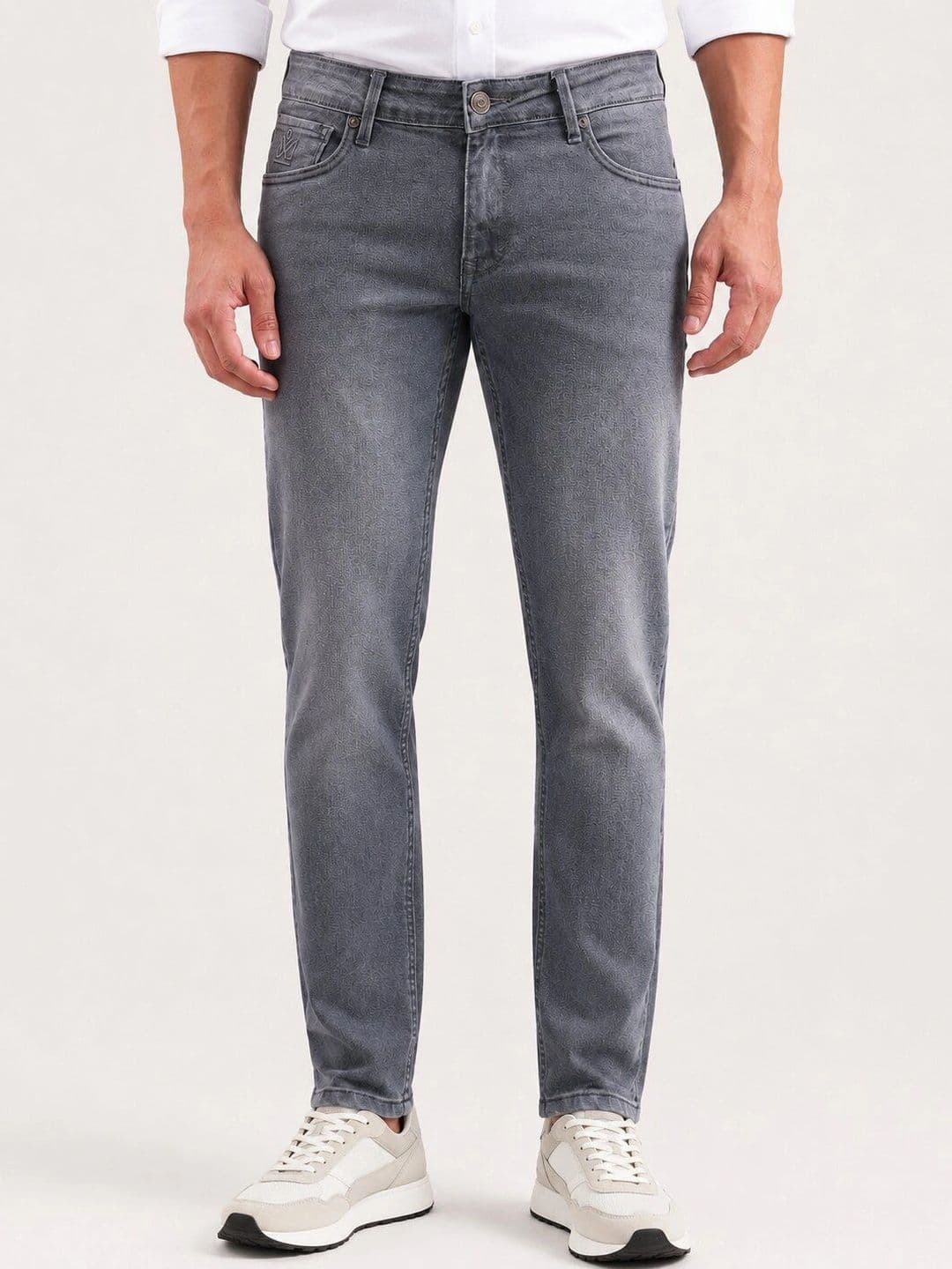 BRUMMELL Men Slim Fit Mid-Rise Jeans - view 1