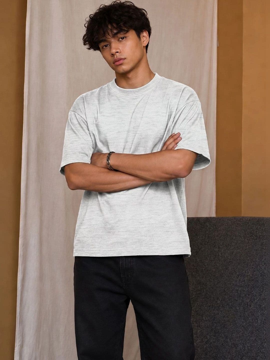 FTX Men Typography Boxy T-shirt - view 1