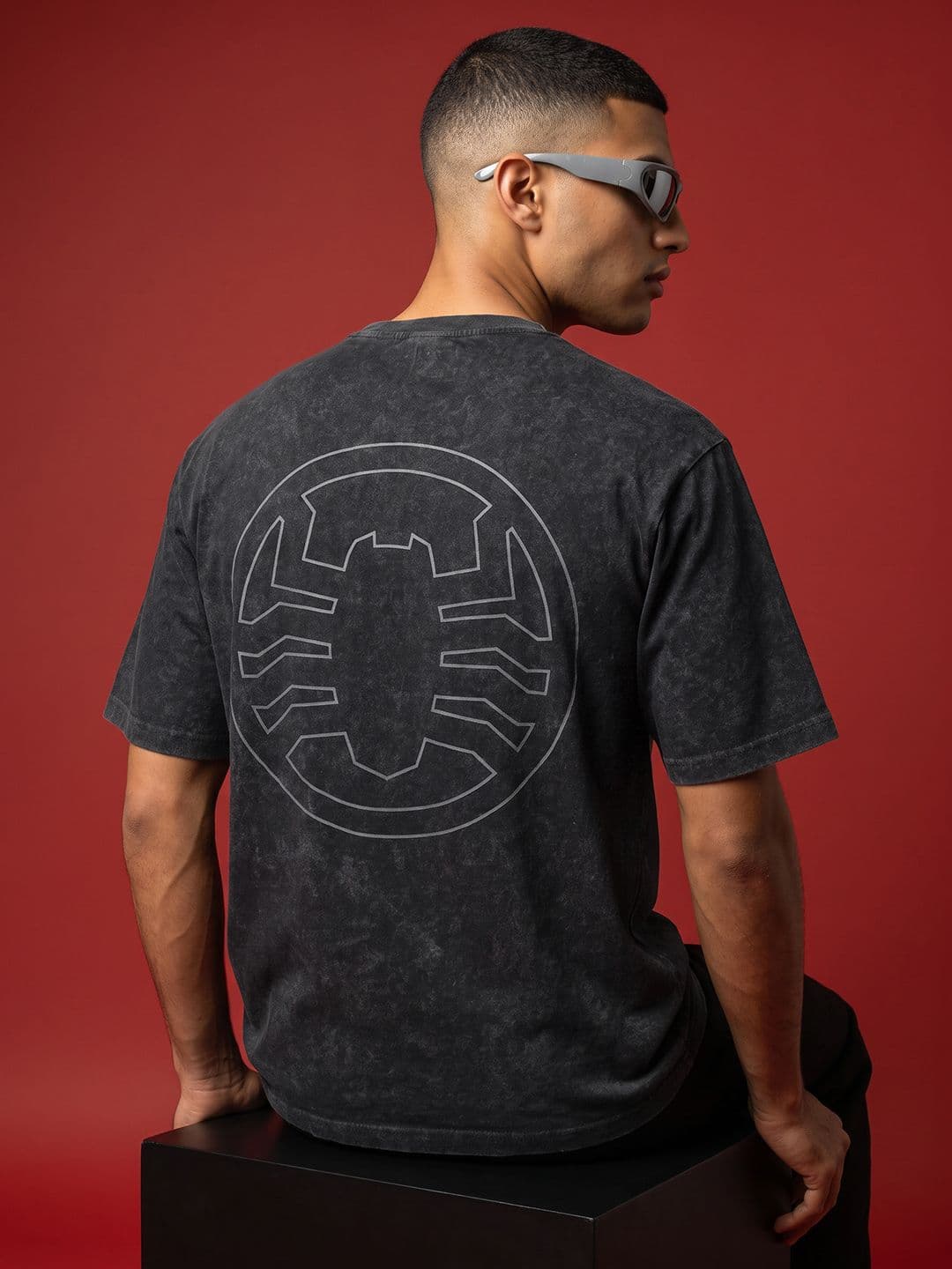 MARVEL STREET Oversized Spider-Man Printed T-shirt - view 1