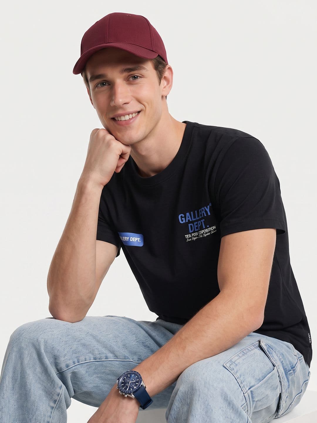Mast & Harbour Typography Printed T-shirt - view 1