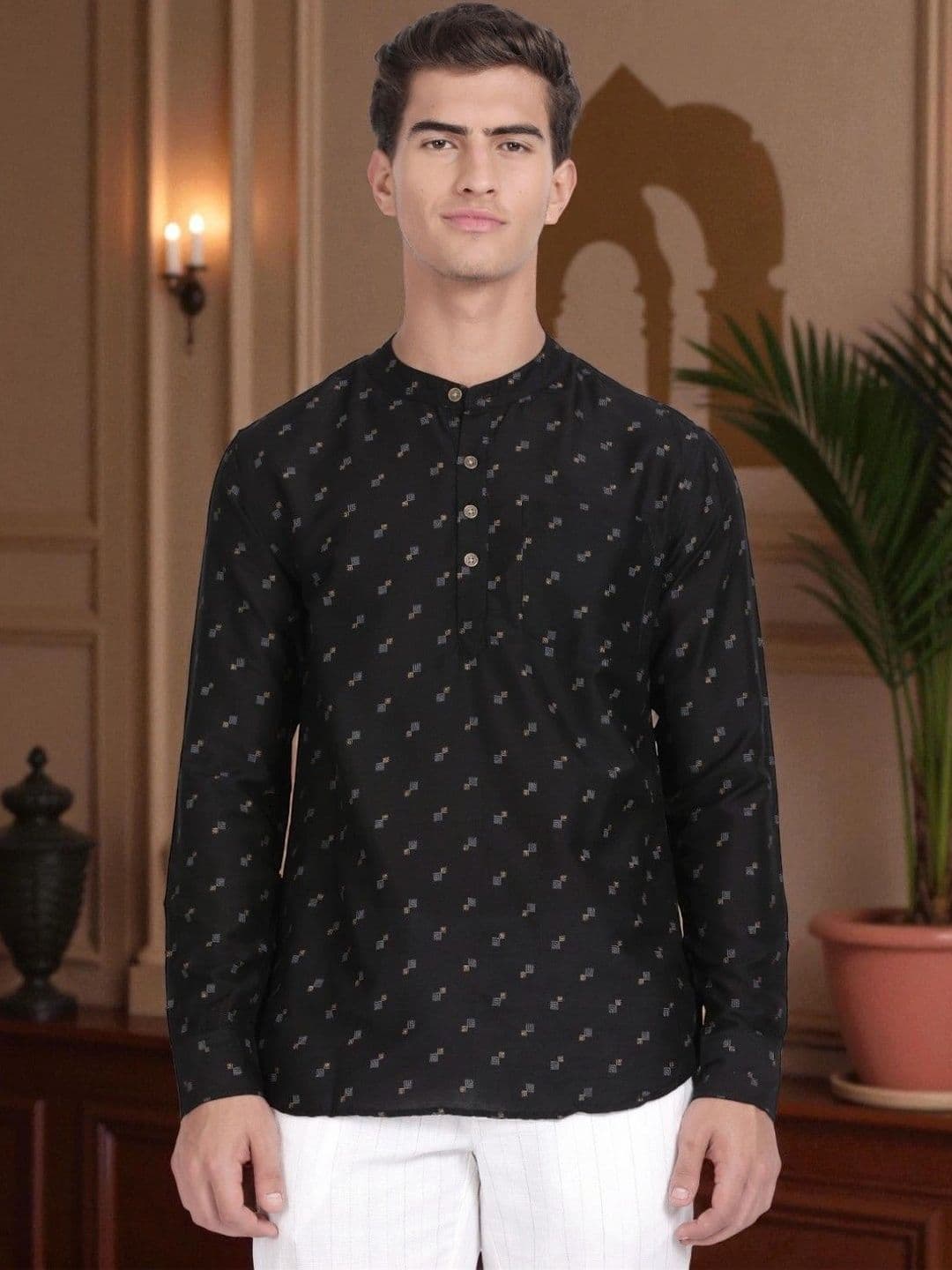 Kryptic Men Printed Kurta - view 1