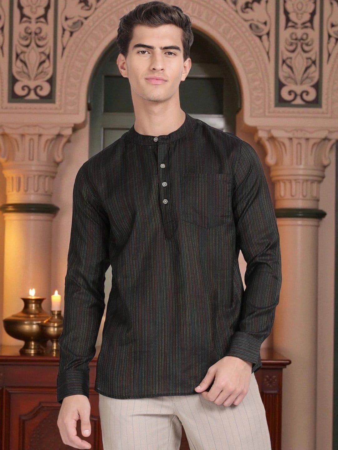 Kryptic Men Printed Kurta - view 1