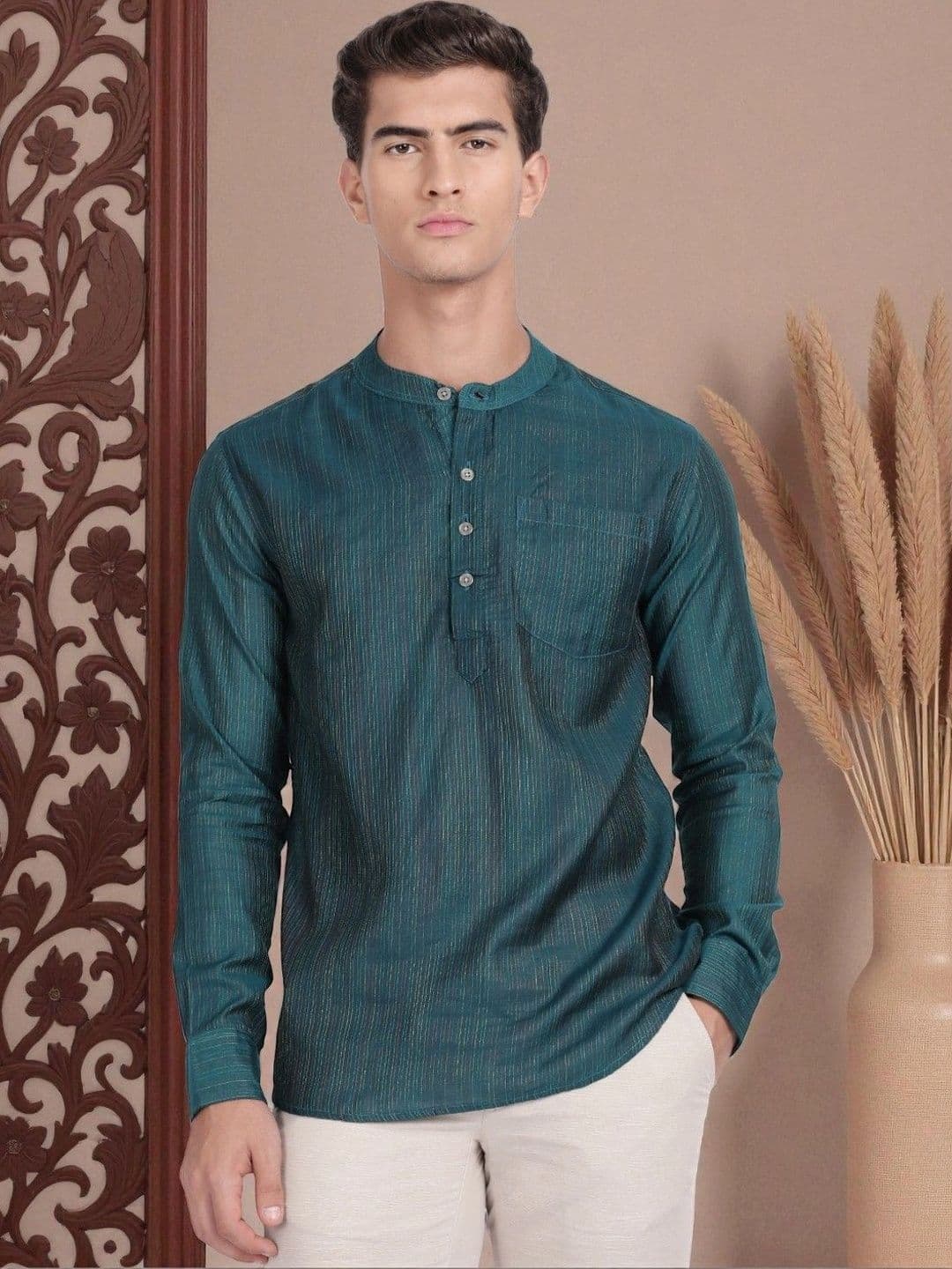 Kryptic Men Printed Kurta - view 1