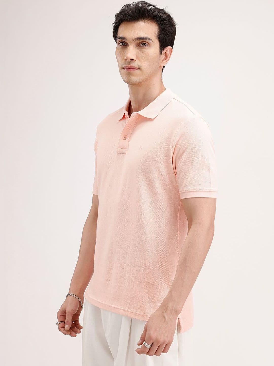 WROGN Men Polo Collar Slim Fit T-shirt - view 1