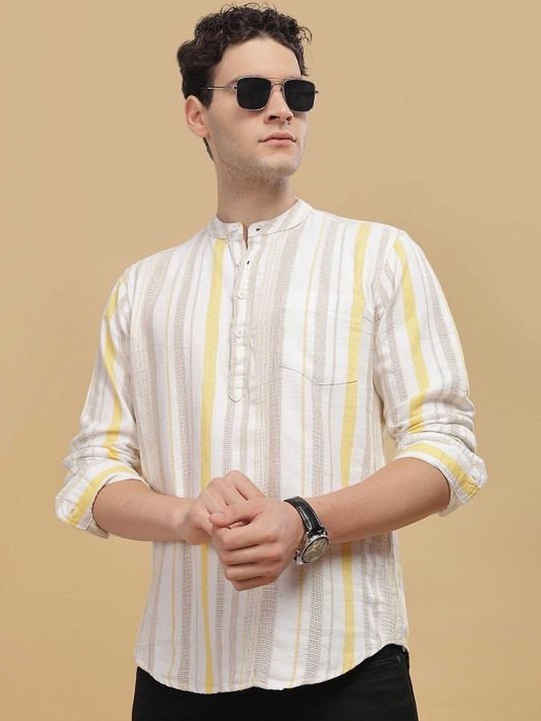 PRINTINDIA Men Printed Pathani Kurta - view 1