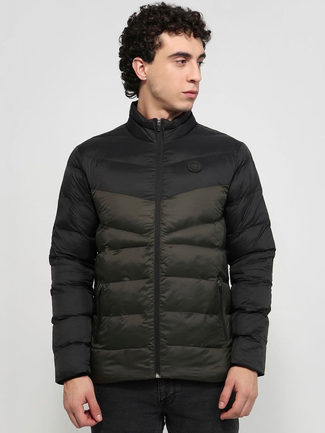 Parx Men Colourblocked Puffer Jacket - view 1