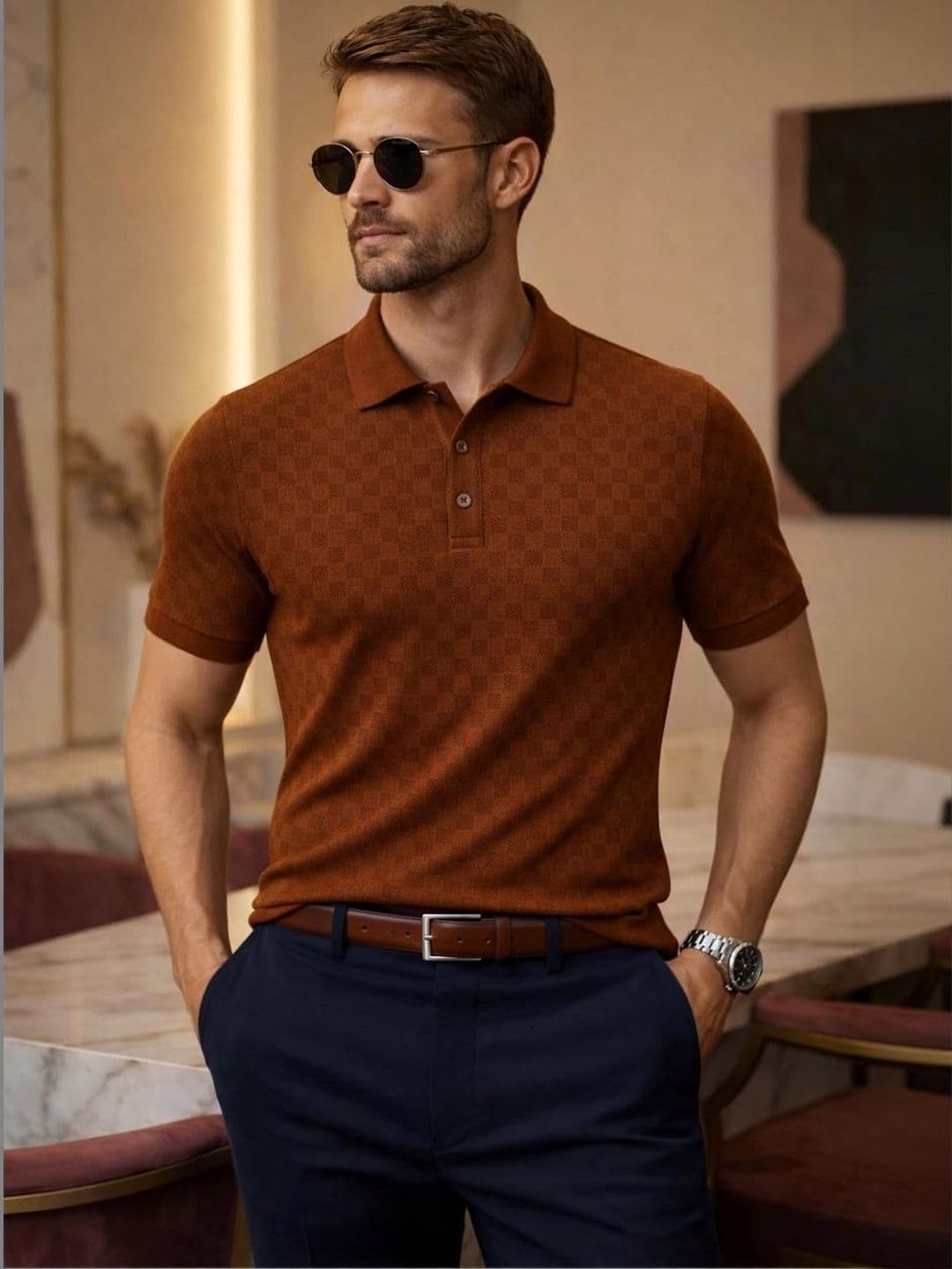 Raves Men Polo Collar T-shirt - view 1