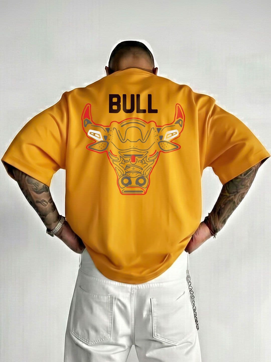 AUSK Men Chicago Bulls Printed T-shirt - view 1