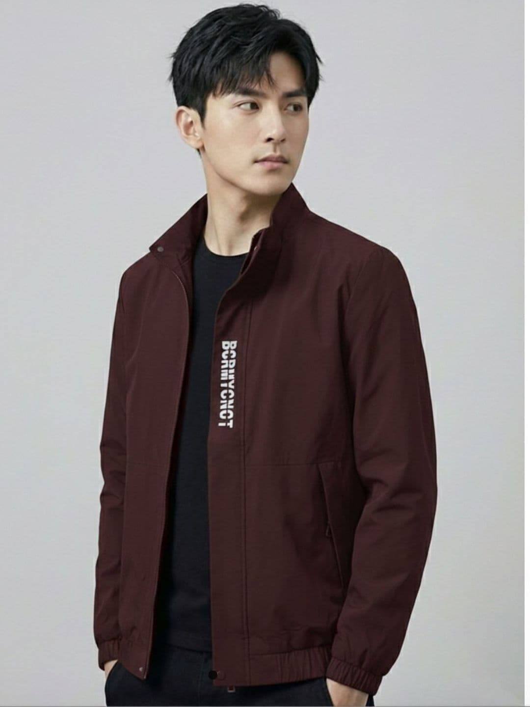 MIA FASHION Men Typography Water Resistant Sporty Jacket - view 1