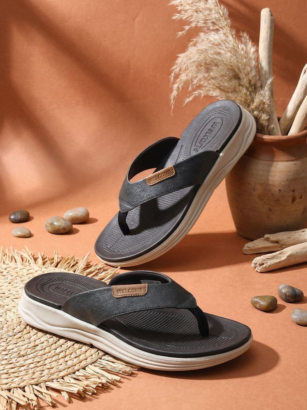 WELCOME Men Thong Flip-Flops - view 1