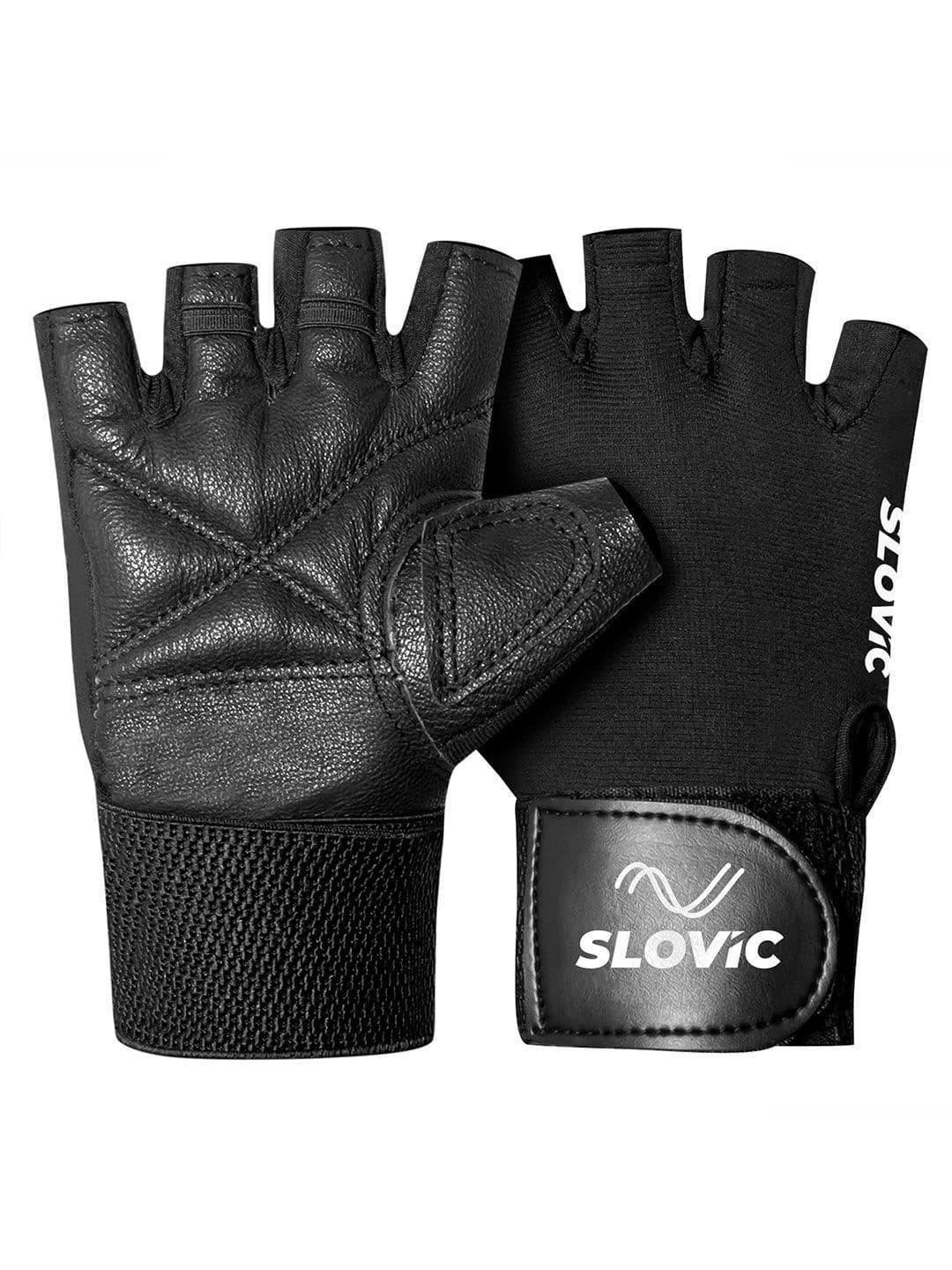 SLOVIC Set Of 2 Leather Gym Gloves - view 1