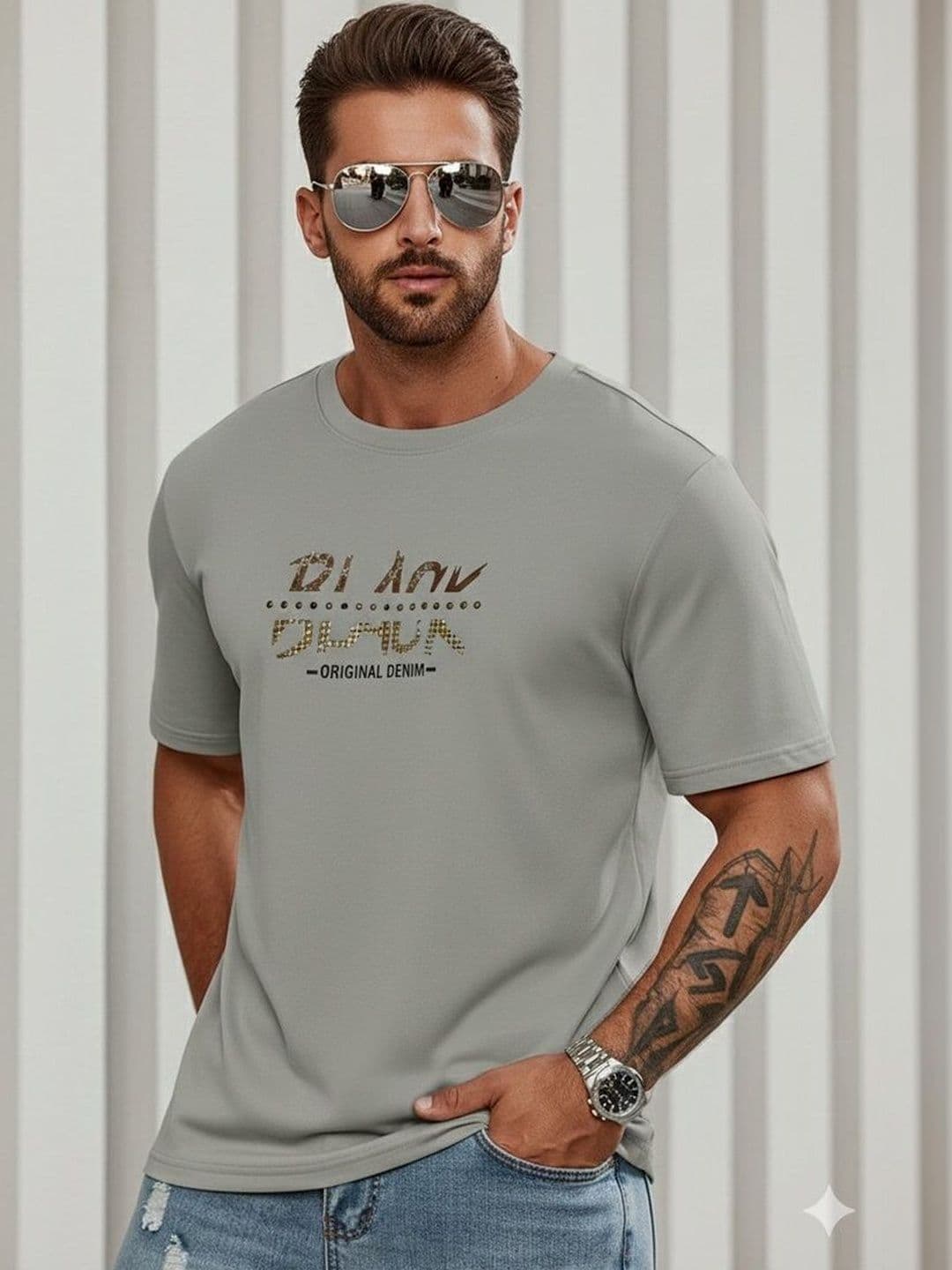 R.Code by The Roadster Life Co. Men Typography Printed T-shirt - view 1