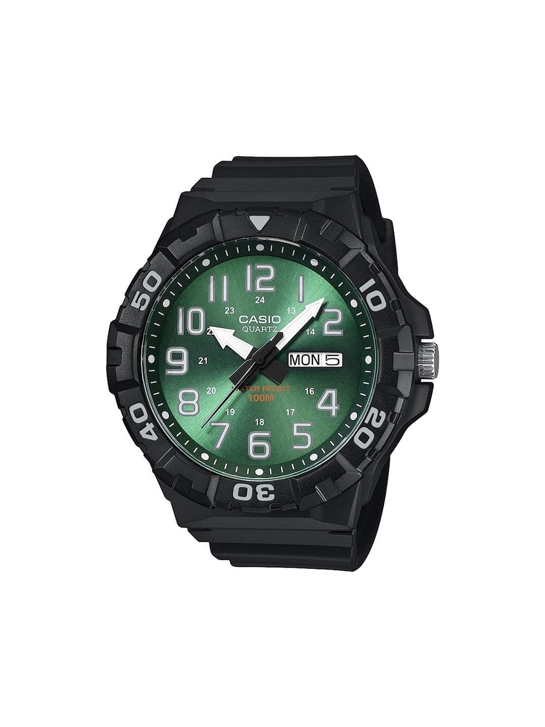 CASIO Unisex Dial & Straps Analogue Date Aperture Watch A2490 - view 1