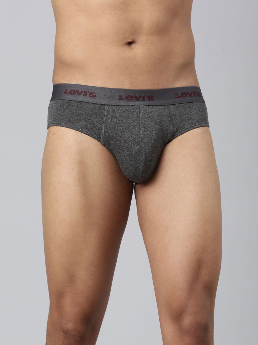 Levis Men Solid Pure Cotton Ultrasoft Waistband Brief with Smartskin Technology - view 1
