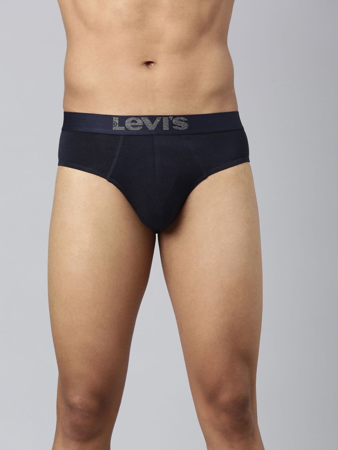 Levis Men Solid Cotton Ultrasoft Waistband Brief with Smartskin Technology - view 1