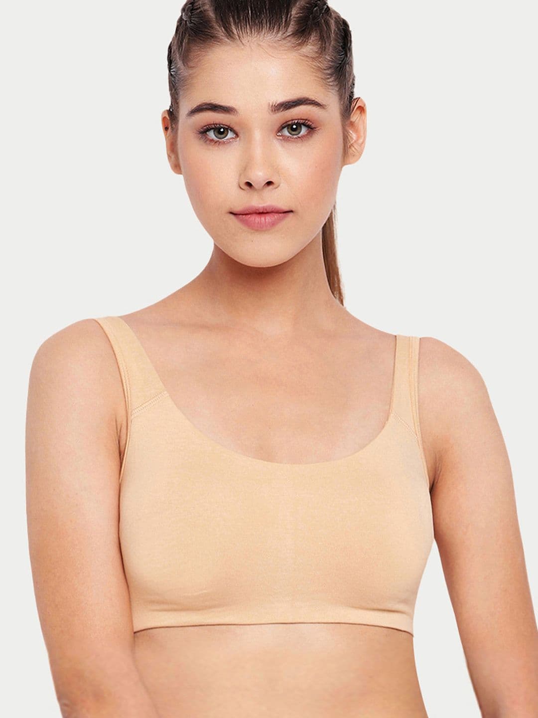 Enamor Non-Padded Wirefree & High Coverage Low Impact Sports Bra Sb06 - view 1