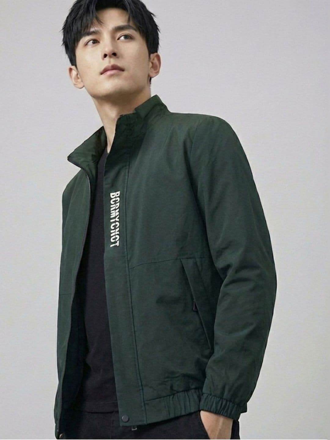 MIA FASHION Men Typography Lightweight Bomber Jacket - view 1