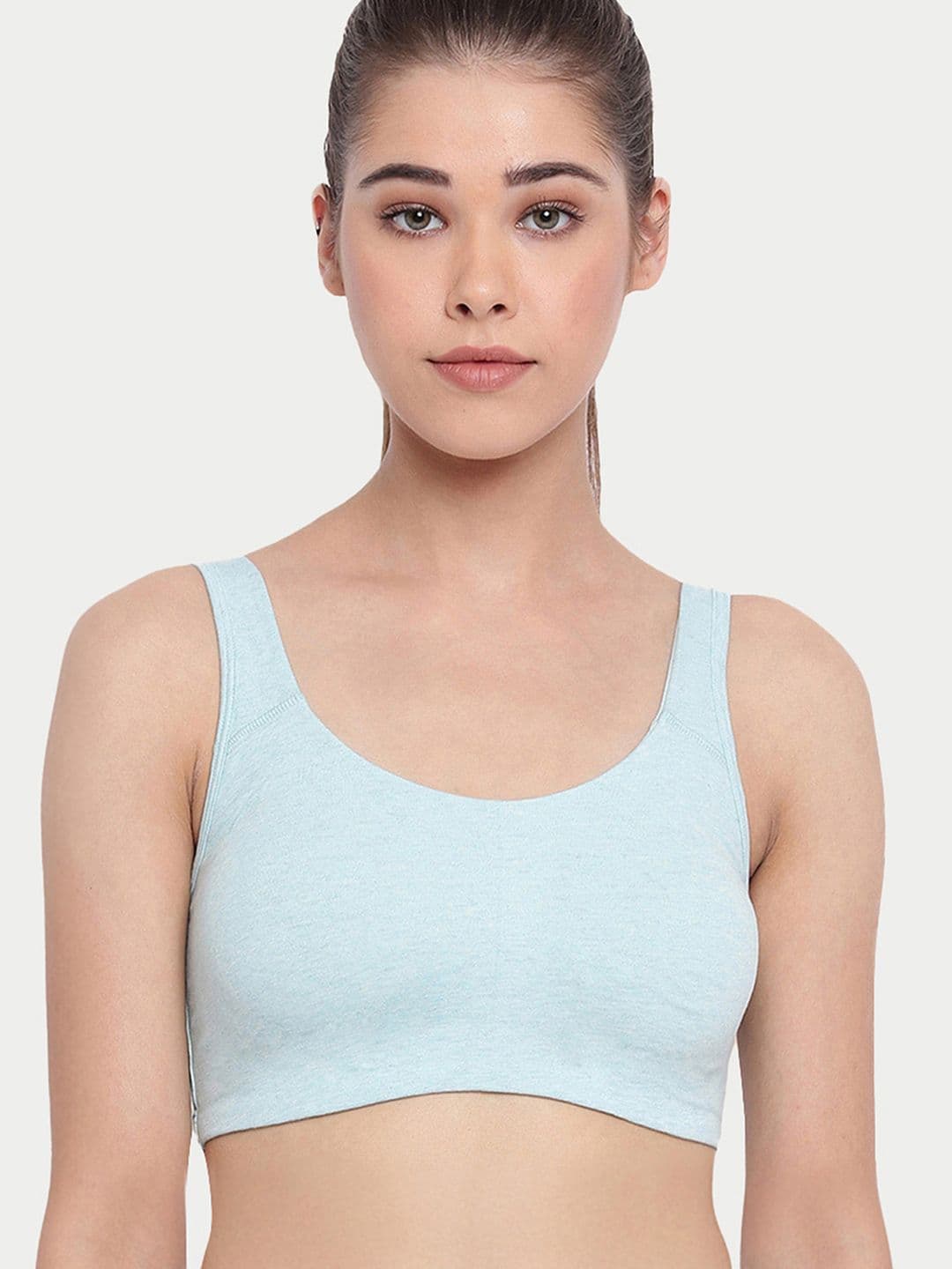 Enamor Non-Padded Wirefree & High Coverage Low Impact Sports Bra Sb06 - view 1