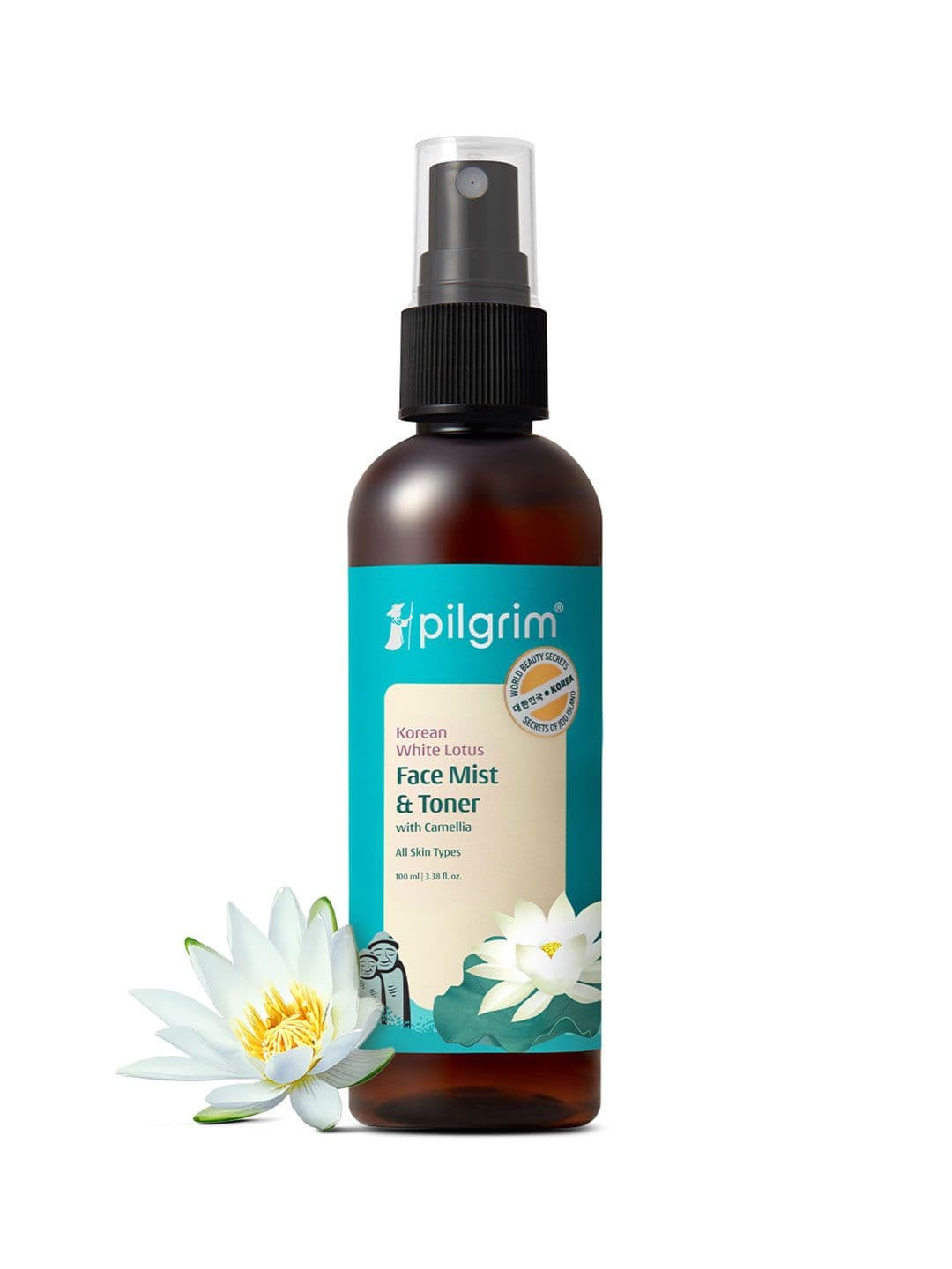 Pilgrim Alcohol-Free Face Mist & Toner with White Lotus & Camelia - view 1