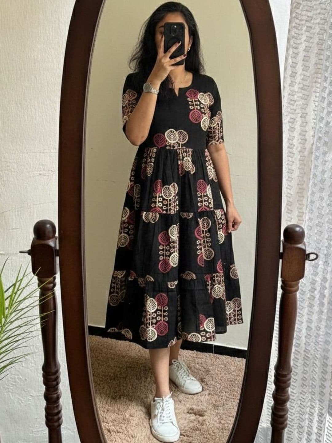 Ammiy London Print A-Line Midi Dress - view 1