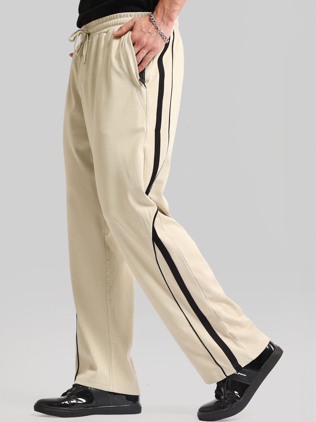 Maniac Men Biscuit Cross Wide-Leg Pants - view 1