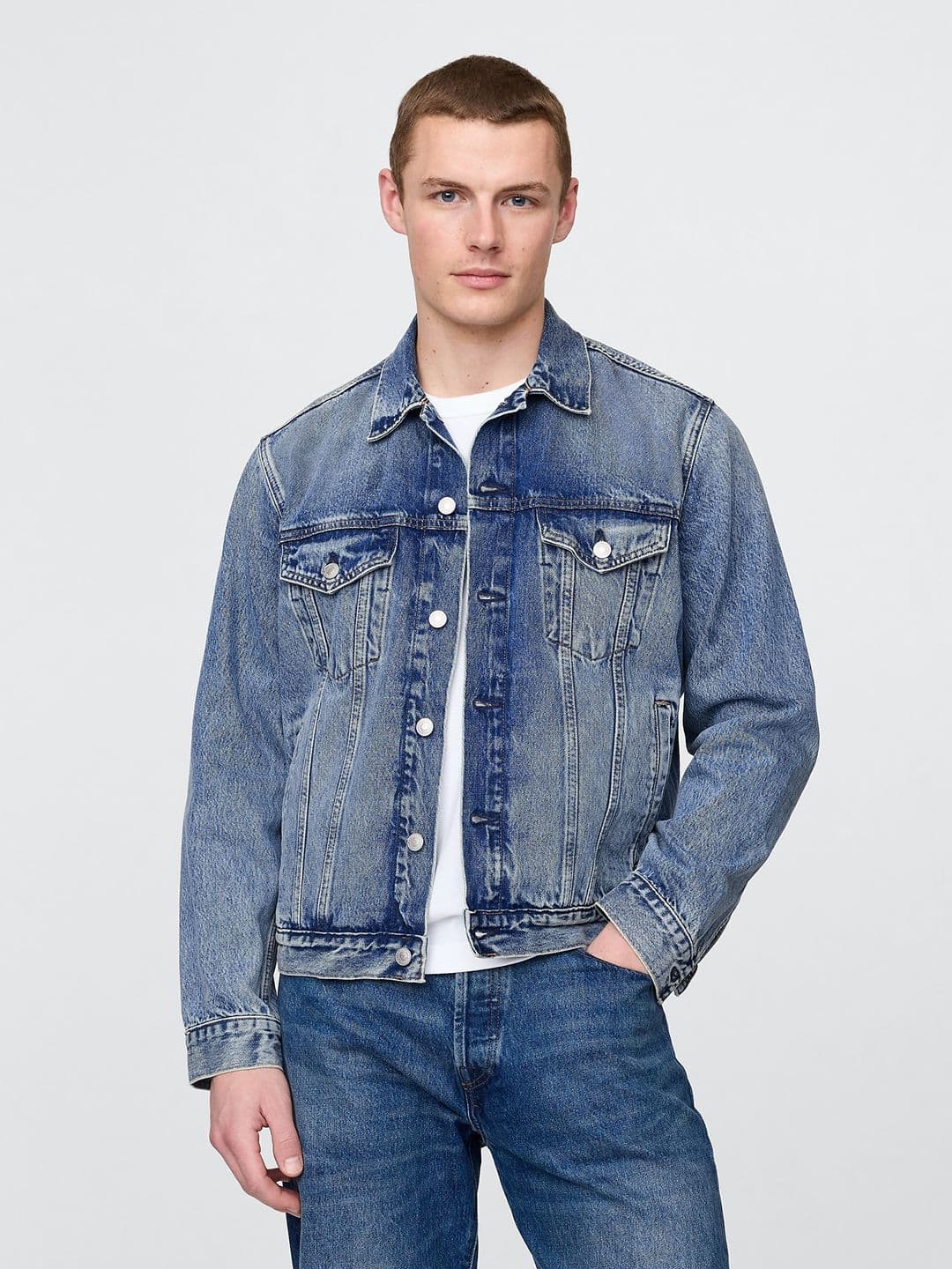 GAP Pure Cotton Denim Jacket - view 1