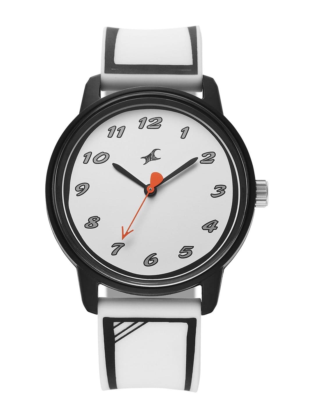 Fastrack Tees Girls Zine Black Dial Quartz Analog Watch - 38145PP08W - view 1