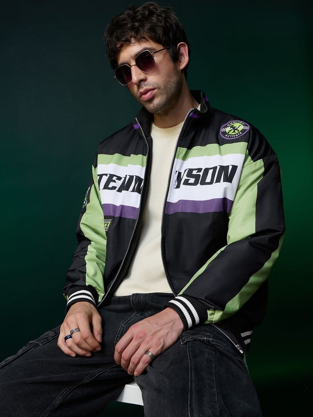 The Souled Store Men Oversized Fit Ben 10 Printed Multi Bomber Jackets - view 1