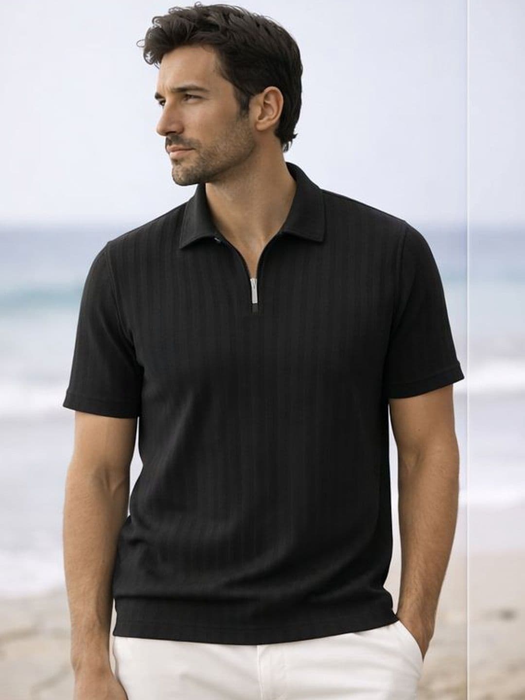 Style Go Men Polo Collar T-shirt - view 1