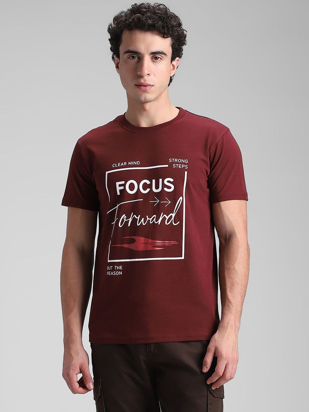 Klub Fox Men Typography Printed T-shirt - view 1