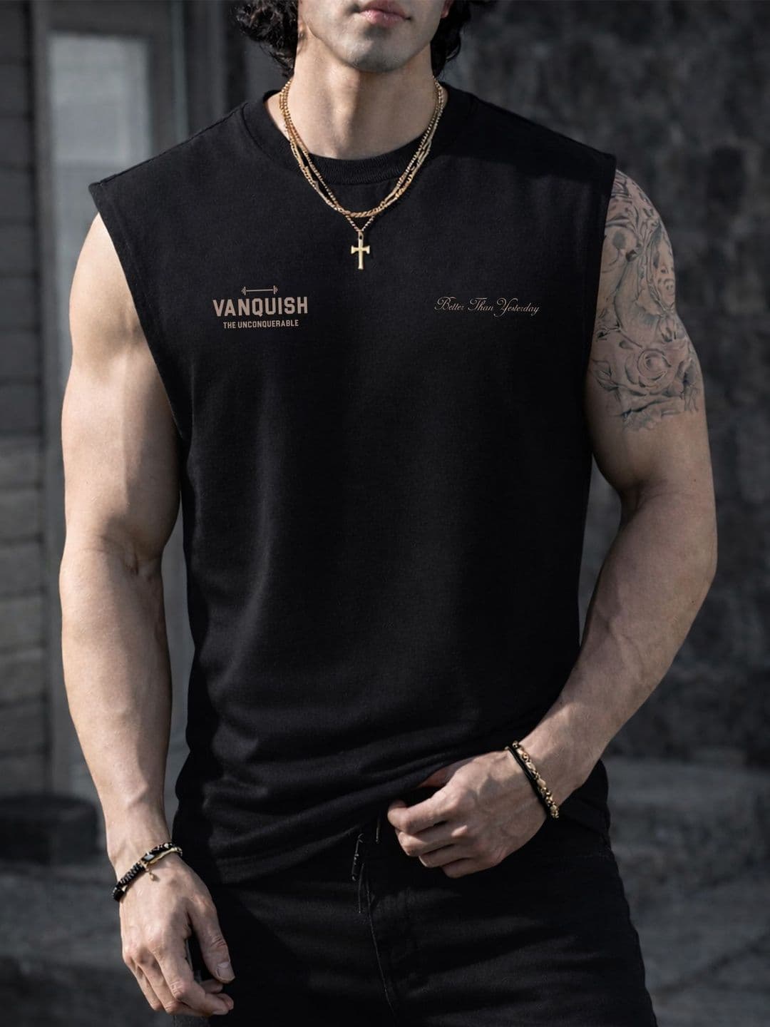 JUMPCUTS Men Typography Printed T-shirt - view 1