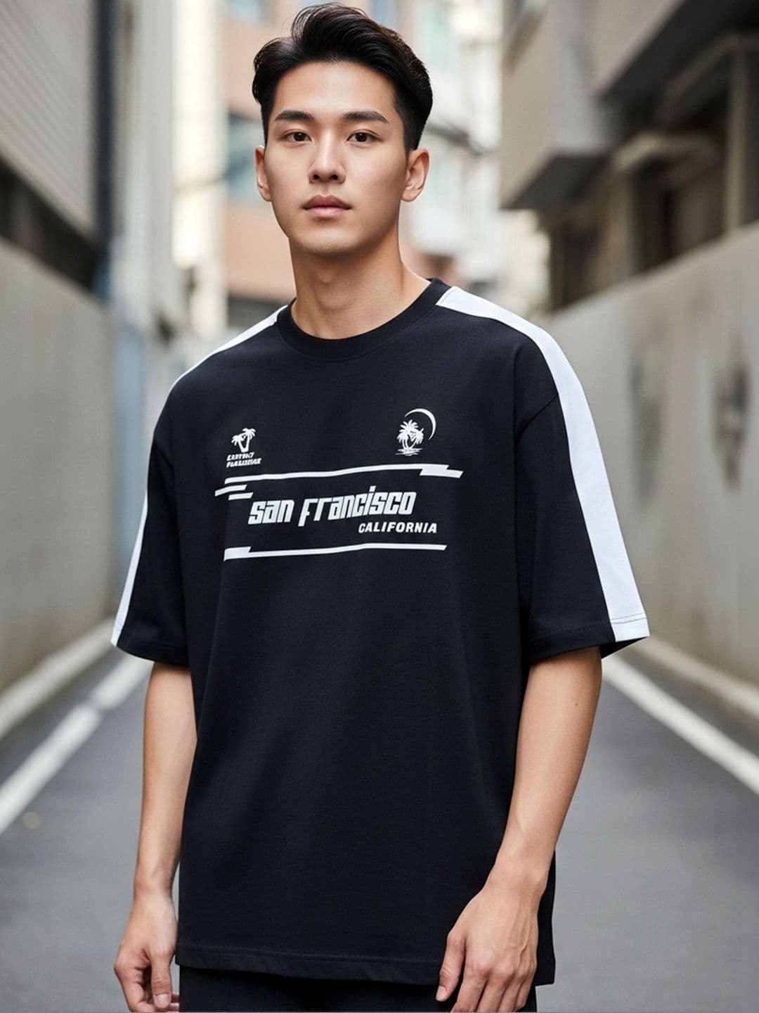JUMPCUTS Men Typography Printed T-shirt - view 1