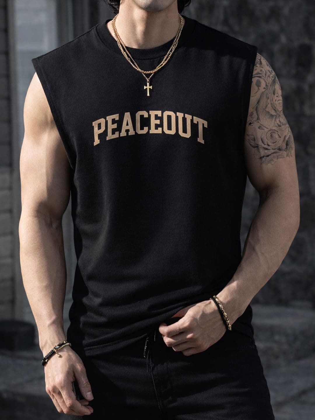 JUMPCUTS Men Typography Printed T-shirt - view 1