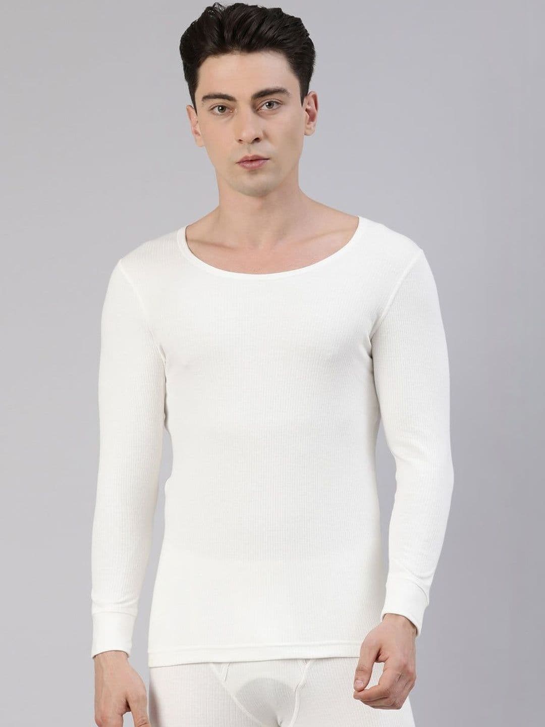 FASO Men Ribbed Thermal Tops - view 1