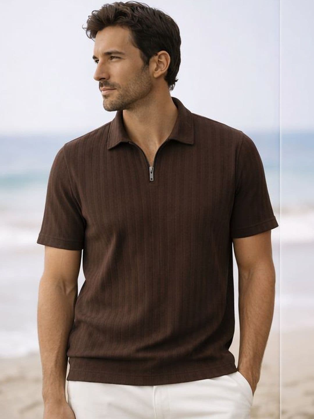 Style Go Men Polo Collar T-shirt - view 1