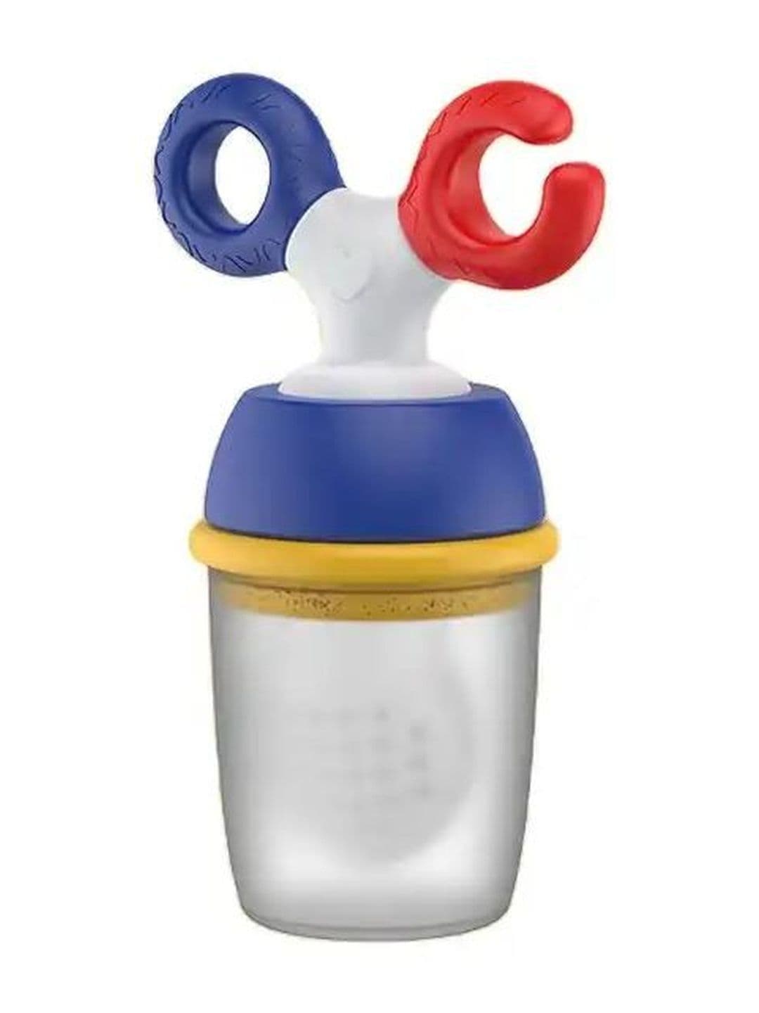 Adore Twig White White & Blue BPA-Free Fruit Nibbler With Safety Head - view 1