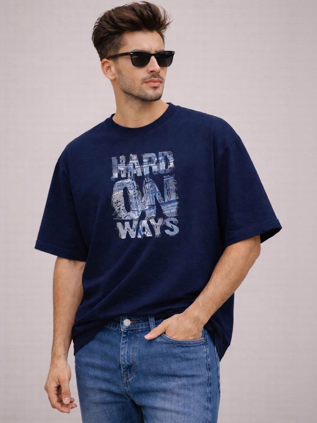 Moda Rapido Men Typography Printed T-shirt - view 1