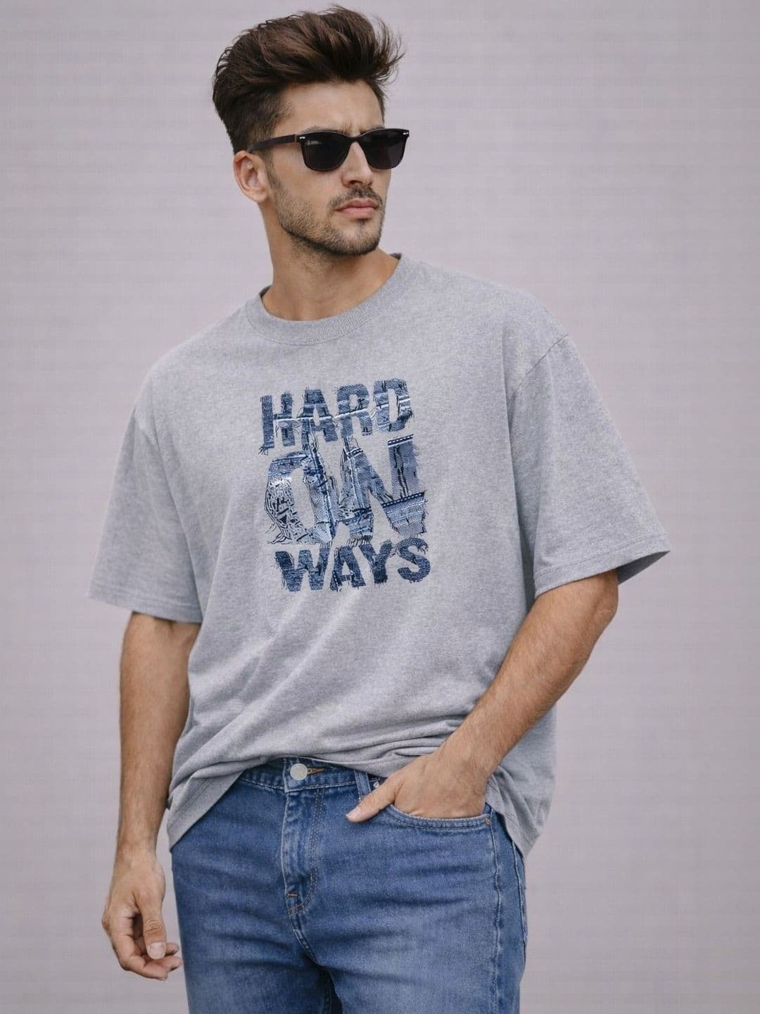 Moda Rapido Men Typography Printed T-shirt - view 1