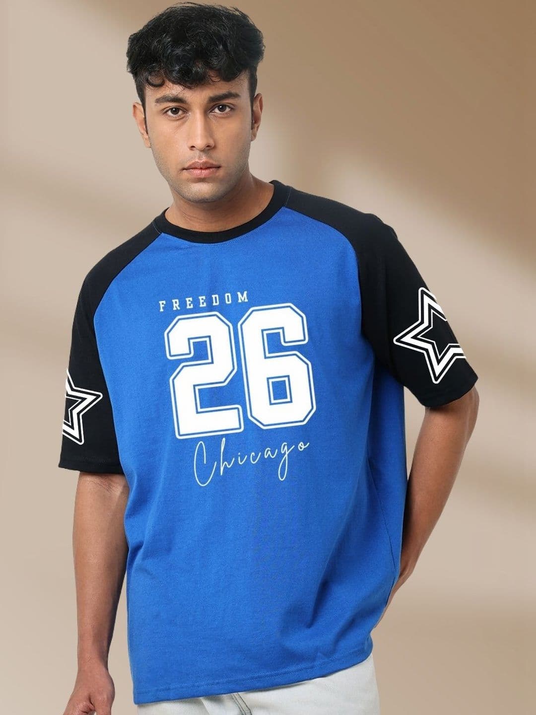 Cool Plus Men Colourblocked T-shirt - view 1