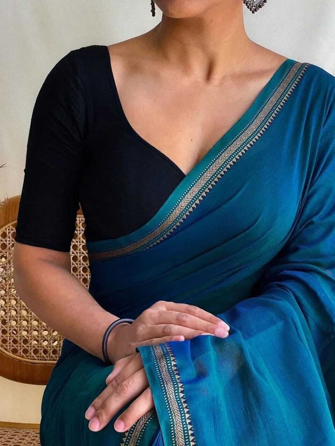 ACHOL Pure Cotton Handloom Saree - view 1