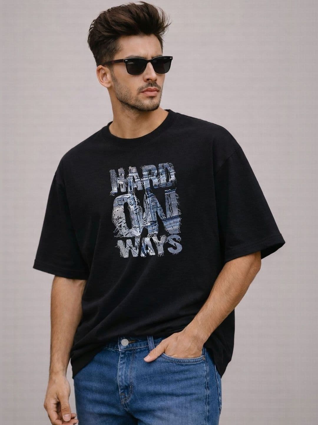 Moda Rapido Men Typography Printed T-shirt - view 1
