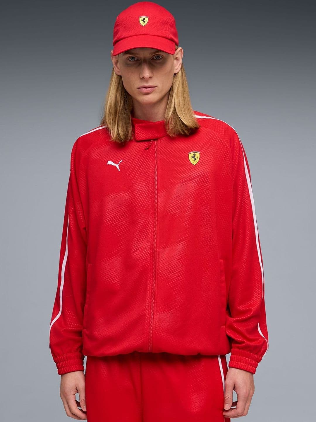 PUMA Motorsport Scuderia Ferrari Men's T7 Oversized Jacket - view 1